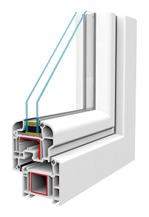 VEKA Softline 70 AD manyag ablak